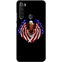 Чохол Прапор USA для Xiaomi Redmi Note 8T – Крила США