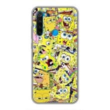 Чохол Губка Боб для Сяомі Редмі Ноут 8Т – Емоції Спан Боба