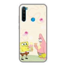 Чохол Губка Боб для Сяомі Редмі Ноут 8Т – Патрік і Боб