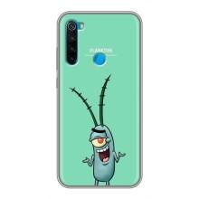 Чохол Губка Боб для Сяомі Редмі Ноут 8Т – Персонаж Планктон