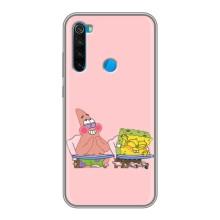 Чохол Губка Боб для Сяомі Редмі Ноут 8Т – За партою