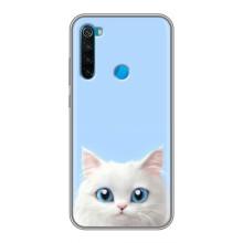 Чехол на тематику: Коты для Xiaomi Redmi Note 8T (Белый кот)