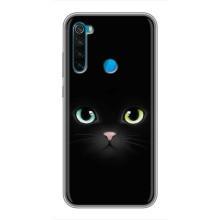 Чехол на тематику: Коты для Xiaomi Redmi Note 8T (Черный Котик)