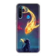 Чехол на тематику: Коты для Xiaomi Redmi Note 8T (Встреча)