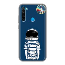 Чехол NASA для Xiaomi Redmi Note 8T (AlphaPrint) (Мальчик в шлеме)