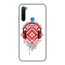 Силіконовый Чохол на Xiaomi Redmi Note 8T з картинкой Вишиванки (Модна вишиванка)