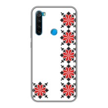 Силіконовый Чохол на Xiaomi Redmi Note 8T з картинкой Вишиванки (Силует вишиванки)