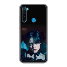 Чехлы Венсдей на Xiaomi Redmi Note 8T Уэнсдей (AlphaPrint) (взгляд Уэнздей)