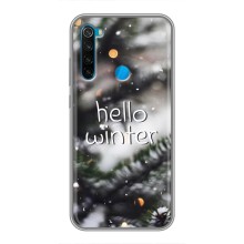 Новорічні, Святкові Чохли для Xiaomi Redmi Note 8T - 2024 год (Hello winter)