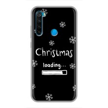 Різдвяні, Святкові Чохли для Сяомі Редмі Ноут 8Т (Christmas loading)