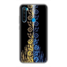 Силіконовый Чохол на Xiaomi Redmi Note 8T (Патріотична вишиванка)