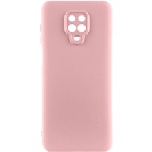 Чехол Silicone Cover Lakshmi Full Camera (A) для Xiaomi Redmi Note 9s / Note 9 Pro / Note 9 Pro Max – Розовый