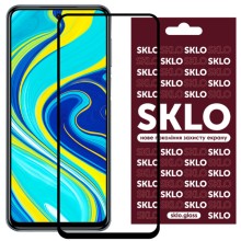 Защитное стекло SKLO 3D (full glue) для Xiaomi Redmi Note 9s / Note 9 Pro / Note 9 Pro Max – Черный