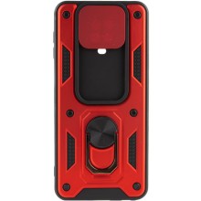 Ударопрочный чехол Camshield Serge Ring для Xiaomi Redmi Note 9s / Note 9 Pro / 9 Pro Max – Красный
