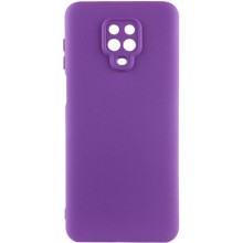 Чехол Silicone Cover Lakshmi Full Camera (A) для Xiaomi Redmi Note 9s / Note 9 Pro / Note 9 Pro Max – Фиолетовый