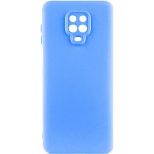 Чехол Silicone Cover Lakshmi Full Camera (A) для Xiaomi Redmi Note 9s / Note 9 Pro / Note 9 Pro Max – Синий