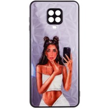 TPU+PC чехол Prisma Ladies для Xiaomi Redmi Note 9s / Note 9 Pro / Note 9 Pro Max – Black in White