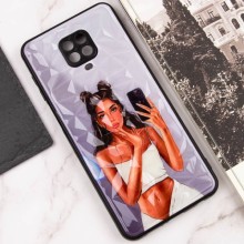 TPU+PC чехол Prisma Ladies для Xiaomi Redmi Note 9s / Note 9 Pro / Note 9 Pro Max – Black in White