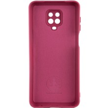 Чехол Silicone Cover Lakshmi Full Camera (A) для Xiaomi Redmi Note 9s / Note 9 Pro / Note 9 Pro Max – Бордовый