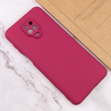 Чехол Silicone Cover Lakshmi Full Camera (A) для Xiaomi Redmi Note 9s / Note 9 Pro / Note 9 Pro Max – Бордовый