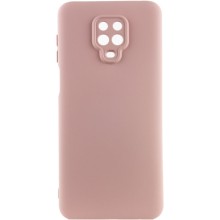 Чехол Silicone Cover Lakshmi Full Camera (A) для Xiaomi Redmi Note 9s / Note 9 Pro / Note 9 Pro Max (Розовый)