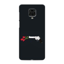 Чехлы (ART) Цветы на Xiaomi Redmi Note 9 Pro Max (VPrint) (Неожиданные цветы)