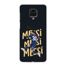 Чохли для Xiaomi Redmi Note 9 Pro Max (Leo чемпіон) (AlphaPrint) (Messi ПСЖ)