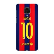 Чохли Мессі для Xiaomi Redmi Note 9 Pro Max (AlphaPrint) (Messi Barca 10)