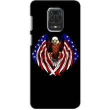 Чохол Прапор USA для Xiaomi Redmi Note 9 Pro Max – Крила США