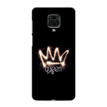 Чохол (Корона на чорному фоні) для Редмі Нот 9 про макс (Корона)