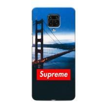 Чехол для Xiaomi Redmi Note 9 Pro Max с картинкой Supreme (AlphaPrint)