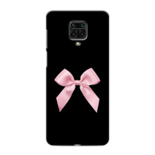 Чехол банты для Xiaomi Redmi Note 9 Pro Max – Бант на черном