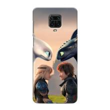 Чехол как приручить дракона на Xiaomi Redmi Note 9 Pro Max – Гикавка и Астрид