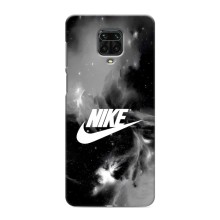 Чохол з логтипом Найк на Xiaomi Redmi Note 9 Pro Max – Найк димчастий