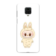 Чехол с принтом Лабубу для Xiaomi Redmi Note 9 Pro Max – Бежевый Лабубу