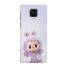 Чехол с принтом Лабубу для Xiaomi Redmi Note 9 Pro Max – Фиолетовый Лабубу