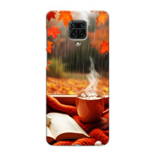 Чехол с уникальным дизайном «Осень с кофе» для Xiaomi Redmi Note 9 Pro Max
