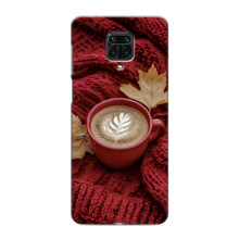 Чохол з унікальним дизайном 'Осінь з кавою' для Xiaomi Redmi Note 9 Pro Max – Кава на ковдрі