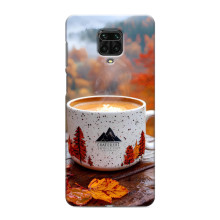 Чохол з унікальним дизайном 'Осінь з кавою' для Xiaomi Redmi Note 9 Pro Max – Кава на природі