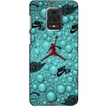 Силиконовый Чехол Nike Air Jordan на Редми Нот 9 про макс – Джордан Найк