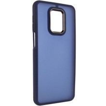 Чехол TPU+PC Lyon Frosted для Xiaomi Redmi Note 9s / Note 9 Pro / Note 9 Pro Max (Na11111vy Blue)