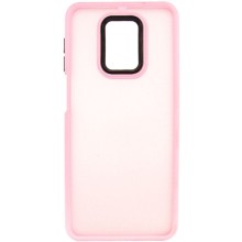 Чехол TPU+PC Lyon Frosted для Xiaomi Redmi Note 9s / Note 9 Pro / Note 9 Pro Max – Pink