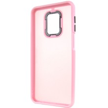 Чехол TPU+PC Lyon Frosted для Xiaomi Redmi Note 9s / Note 9 Pro / Note 9 Pro Max – Pink