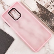 Чехол TPU+PC Lyon Frosted для Xiaomi Redmi Note 9s / Note 9 Pro / Note 9 Pro Max – Pink