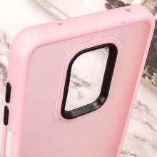 Чехол TPU+PC Lyon Frosted для Xiaomi Redmi Note 9s / Note 9 Pro / Note 9 Pro Max – Pink