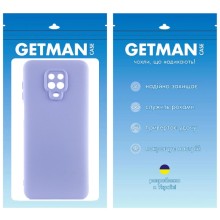 Чохол TPU GETMAN Liquid Silk Full Camera для Xiaomi Redmi Note 9s / Note 9 Pro / Note 9 Pro Max – Бузковий