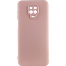 Чохол Silicone Cover Lakshmi Full Camera (AAA) для Xiaomi Redmi Note 9s / Note 9 Pro /Note 9 Pro Max – Рожевий