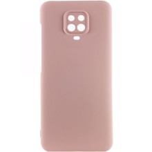 Чохол Silicone Cover Lakshmi Full Camera (AAA) для Xiaomi Redmi Note 9s / Note 9 Pro /Note 9 Pro Max – Рожевий