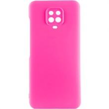 Чохол Silicone Cover Lakshmi Full Camera (AAA) для Xiaomi Redmi Note 9s / Note 9 Pro /Note 9 Pro Max – Рожевий