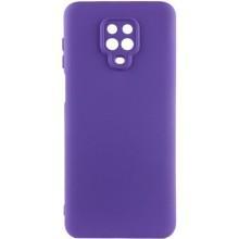 Чохол TPU GETMAN Liquid Silk Full Camera для Xiaomi Redmi Note 9s / Note 9 Pro / Note 9 Pro Max – Фіолетовий